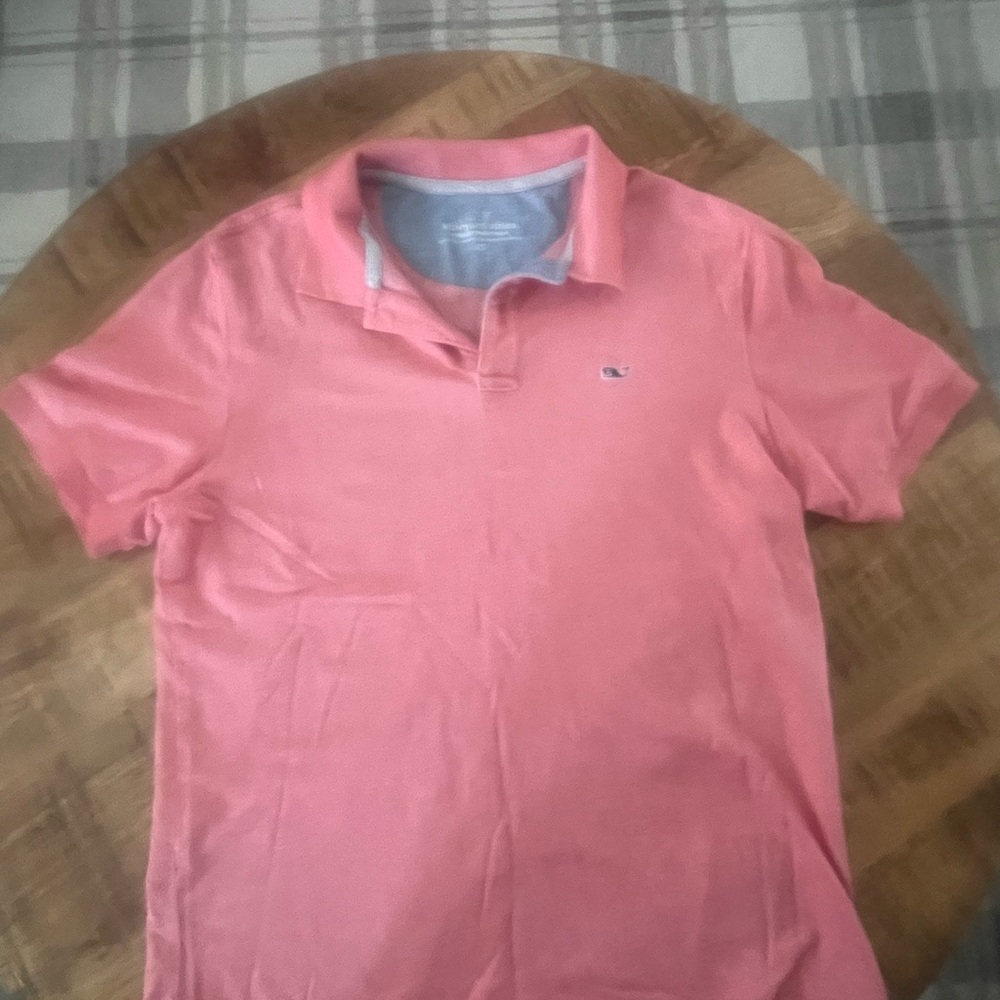Vineyard Vines Coral Polo Shirt